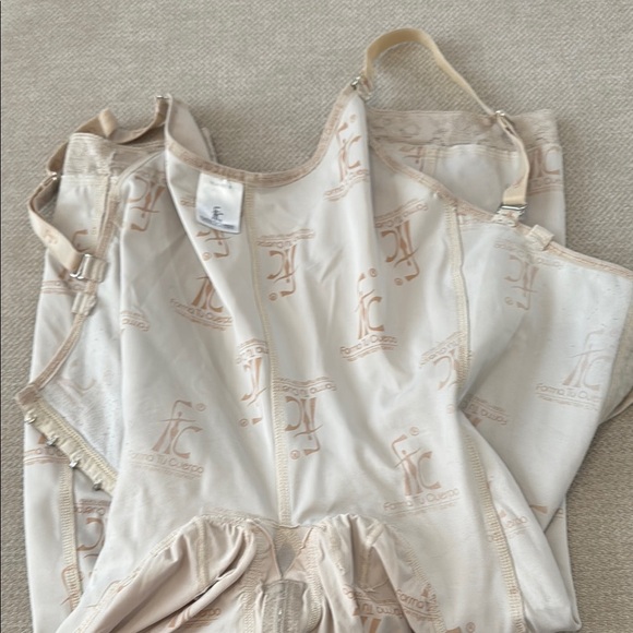 Tan Shapewear with Ruffled Details - Picture 2 of 6